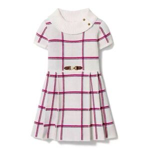 Janie and jack Plaid Knit  Dress